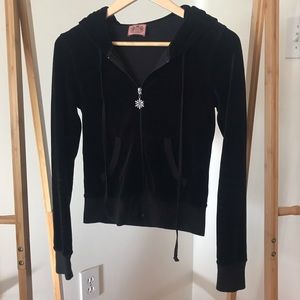 Juicy Couture black velour CHOOSE JUICY jacket 🖤